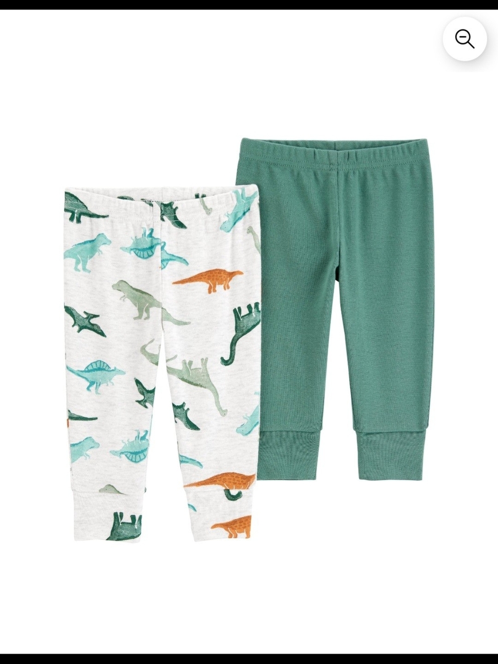 NWT Carters Baby Boy 2 Pack Pants Dinosaur Multisizes Avail Prem, 0-3M